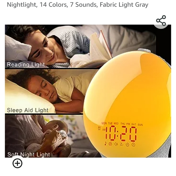 New in box JALL Smart Wake up Light Alarm Clock - Picture 2 of 12